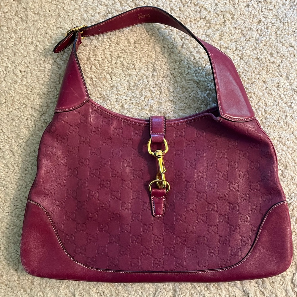 🧡 Gucci Jackie Pink Hobo bag